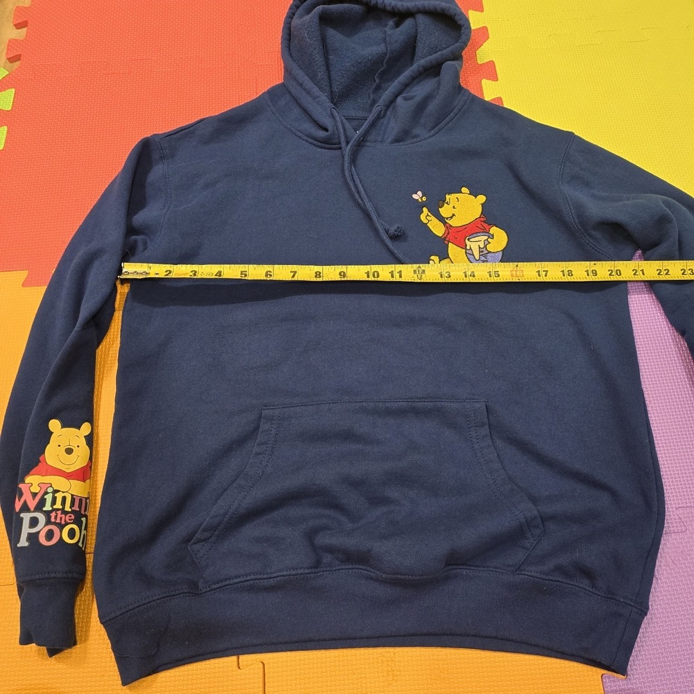 Disney Winnie the Pooh "Stay Sweet" Hoodie Navy Blue Kids Size M (8-10) Fleece - Picture 6 of 7